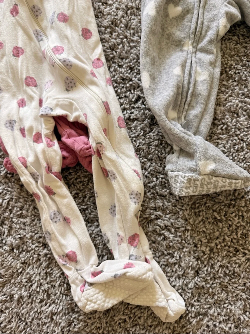 Baby Girls Footed One-Piece Pajamas Bundle